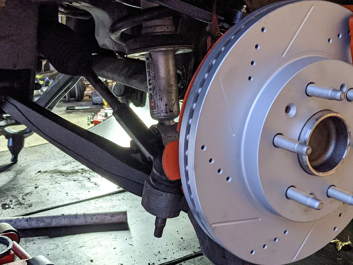 Mobile brake rotor replacement in Frisco, Texas
