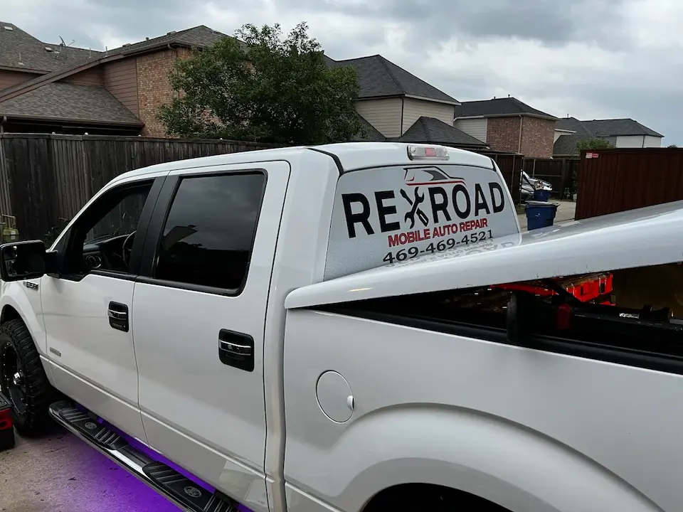 Rexroad Mobile Auto Repair service truck in Frisco, Texas